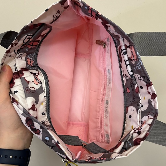 NWOT: LeSportsac 45th Anniversary Hello Kitty Small Elle Tote - Picture 3 of 3
